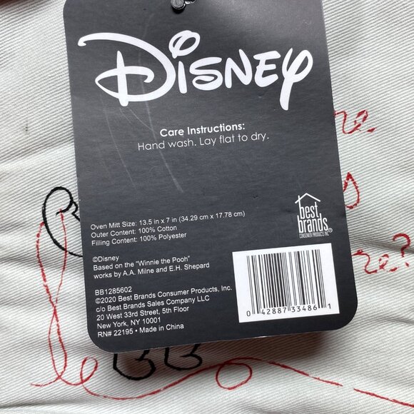 Disney Winnie The Pooh 2 Pack Oversized Heat Resis - Picture 3 of 10